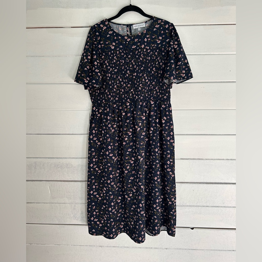 Piper and Scoot Midi Floral Dress